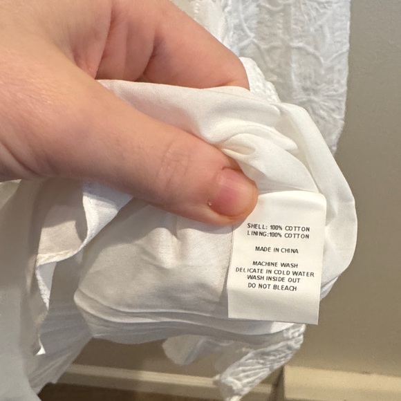 NWT Mac Duggal Ivory Embroidered Cutwork Full Midi Skirt XS Anthropologie‎ - Picture 12 of 13